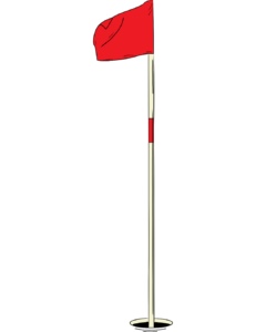 Puttingfahne, Zielfahne